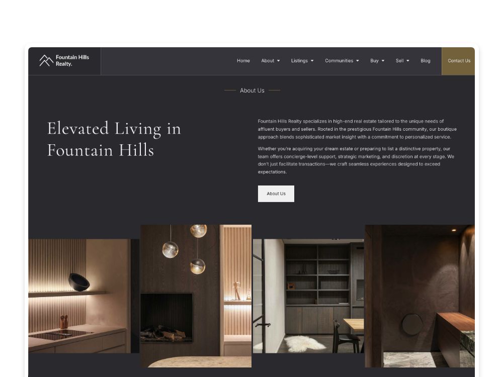 Custom-built IDX websites crafted to match brand and business goals